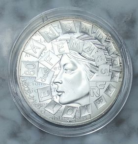 France 10 Euro Silver (.333) Brilliant Uncirculated Coin 2024 - 80 years of women's right to vote
