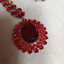 Costume  Necklace & Matching  Earrings.  Length  - 10.5".   SALE - HALF PRICE  Not Available Anymore. Image 5