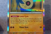 pokemon card  lunatone staff promo