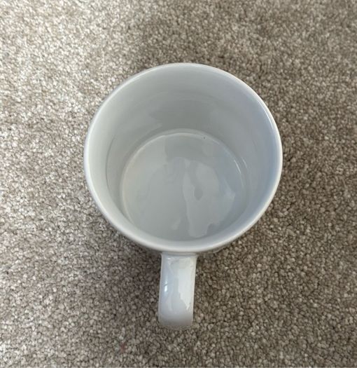 Vintage 'Same Old Faces Are Here Again' Mug