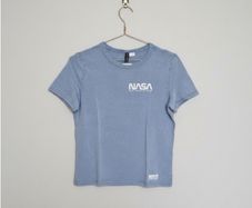 H&M NASA T-shirt Pigeon Blue s. M