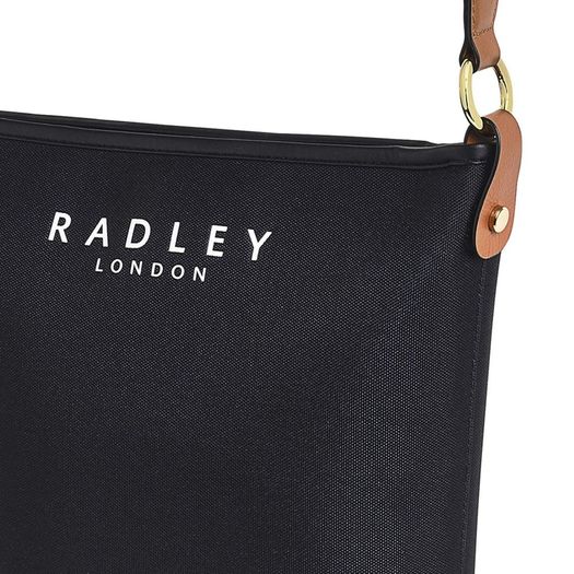 Radley Black  Medium Ziptop Crossbody Handbag