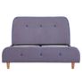 Bed Frame Light Grey Fabric 120x190 cm Image 5