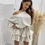 Cream dress Image 7