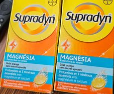 BAYER Supradyn Magnesium with 9 Vitamins including Vitamin C, 2 dual packs
