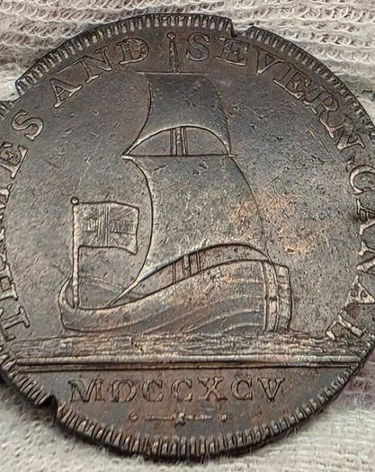 1795 Great Britain United Kingdom Thames and Severn Canal Half Penny Token