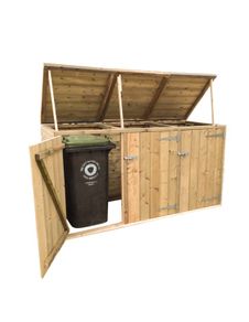 3 Wheelie Bin Cover Unit