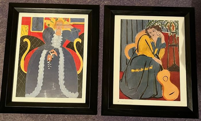 Matisse prints x 2 - 36cm x 32cm
