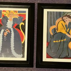 Matisse prints x 2 - 36cm x 32cm