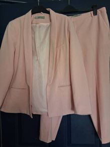 Asos pink suit size 16 petite