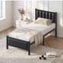 Single Bed Frame with Upholstered Headboard Image 3