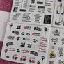 Nail art stickers . 9 sheets Image 3