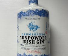 Gunpowder gin ceramic bottle