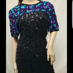 Beaded and sequin vintage dresd