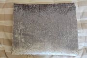 Silver Velvet Throw