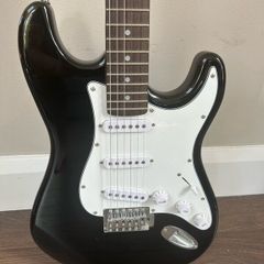 Electric guitar with amp