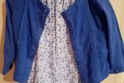 baby dress and cardigan aged 18-24 mts