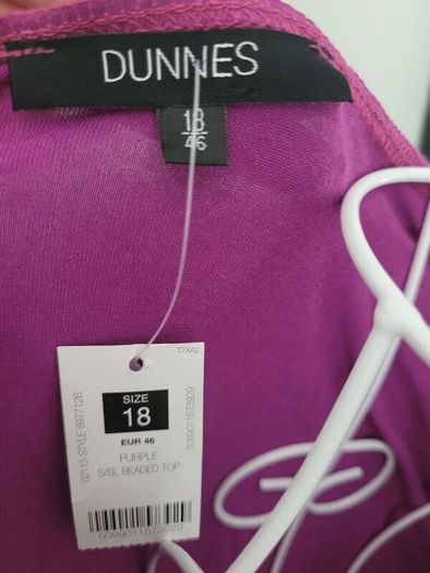 bnwt beaded purple top