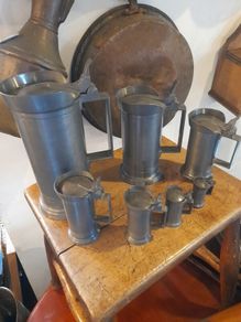 Graduated Pewter Measures 7