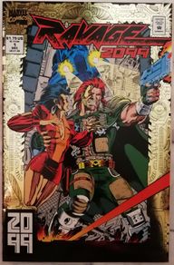 Ravage 2099 #1 1st Appearance Paul Philip Ravage - Stan Lee - Gold Foil Cover (1992)