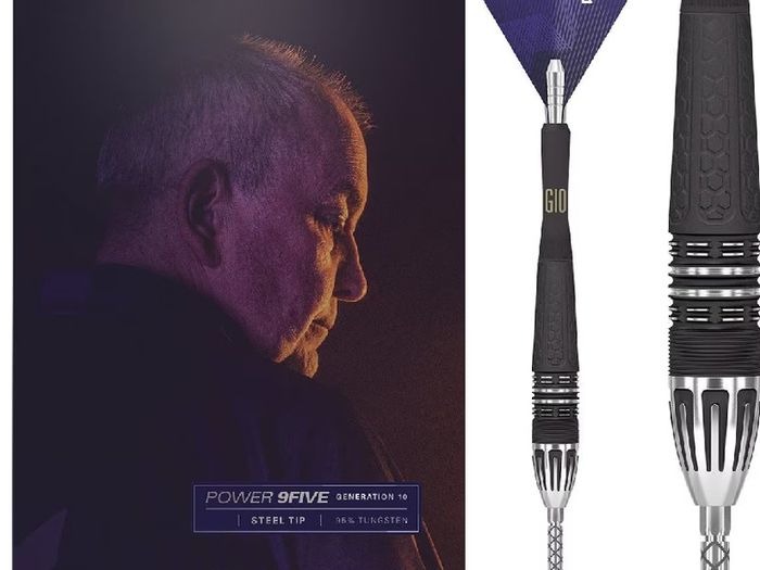 Target Phil the Power Taylor 9FIVE 95% G10 Swiss Point 2023 Steeldarts 26 Gram Steeldarts