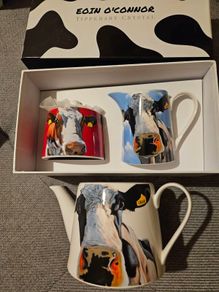 Eoin O'Connor Teapot, Milk Jug and Sugar Bowl