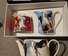 Eoin O'Connor Teapot, Milk Jug and Sugar Bowl