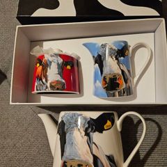 Eoin O'Connor Teapot, Milk Jug and Sugar Bowl
