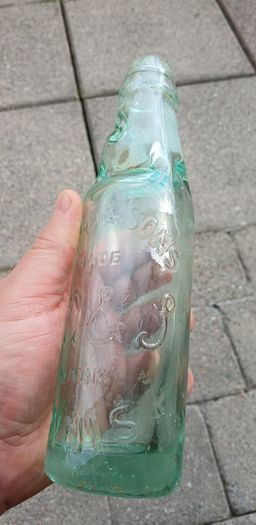 Vintage Downs Ennis codd neck bottle