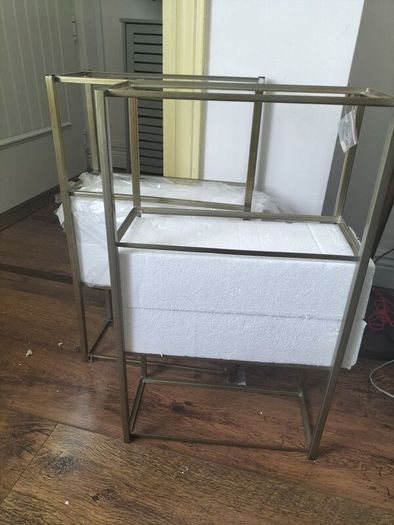 2 x Small Shelving Unit