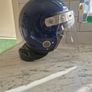 Original British Riot Control Helmet With Visor Ii Gat Blue Image 3