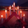 Traditional Plug in Flickering Light Candle Bridge Image 3