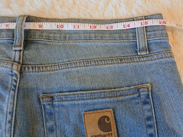 Carhartt WIP Rebellion Pant Slim Tapered Jeans - Light Wash Denim - 32x31