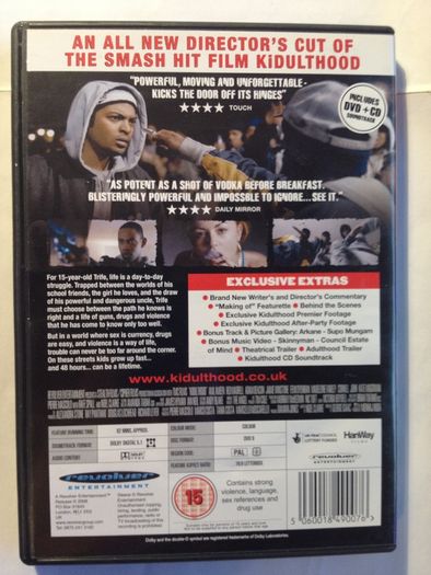 Kidulthood [2006] [Movie DVD+CD Soundtrack]