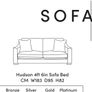 Finline Hudson sofa bed pristine condition Image 2