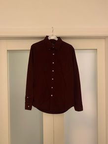 American Eagle Mens Burgundy Shirt