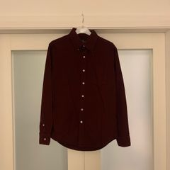 American Eagle Mens Burgundy Shirt