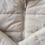 Nike cream puffer jacket Image 2