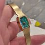 Longines Ladies Gold Tone Emerald Green Dress Watch - Manual Winding. Stunning Condition Image 4