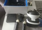 vr headset for ps4 with 2 controllers box with it