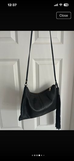 Black leather