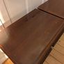 Set of two vintage hardwood bedside dressers Image 4