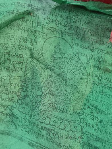 Large Silver Early 19th Century Gua with A Tsatsa of Green Tara