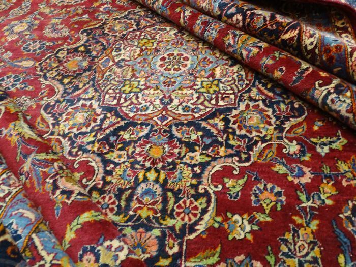 P.ersian Old Kashan Rug.4.1x2.93m (AK)