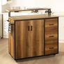 Kitchen Island Trolley with Storage Drawers and Wheels Image 4