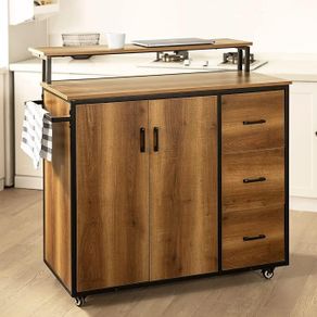 Kitchen island rustic vintage style