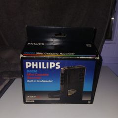 Philips D6290 Memo Rec Mini Cassette Recorder