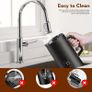 Milk Frother Electric 4-in-1, Automatic Milk Steamer 20.4oz/580ml, Silent Operation Hot & Cold Milk Foamer and Large Capacity, for Latte Coffee Chocolate HE2 (Black) Image 6