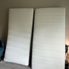2 Ikea Valevag Mattresses 90x190 Hardly Used