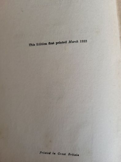 Antique New English Dictionary John Bull Edition 1932 Large Vintage Reference Book
